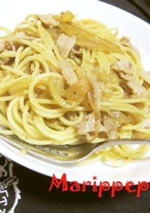 男のオリ醤パスタ-レシピのメイン写真