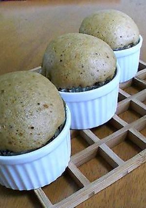 ホットケーキMIXで♪黒糖蒸しパン-レシピのメイン写真