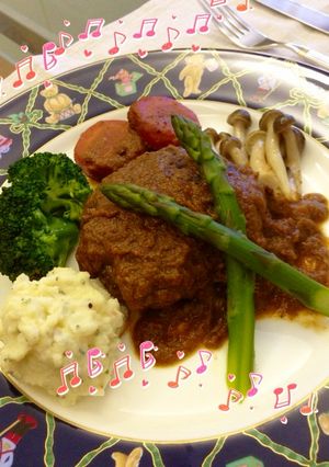 マル秘煮込みハンバーグレシピ大公開-レシピのメイン写真