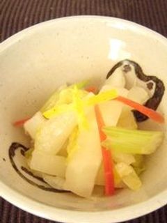 野菜ソムリエの、さっぱり白菜柚子浅漬け。-レシピのメイン写真