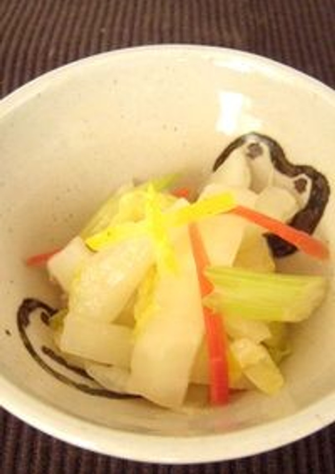 野菜ソムリエの、さっぱり白菜柚子浅漬け。-レシピのメイン写真