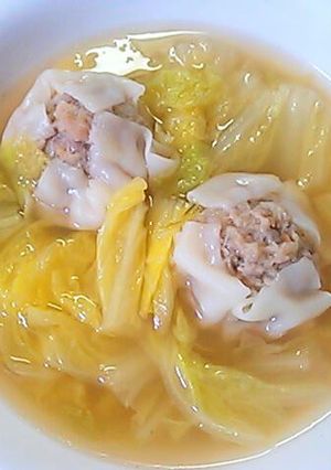 簡単・美味しい～ 焼売入りおかずスープ-レシピのメイン写真