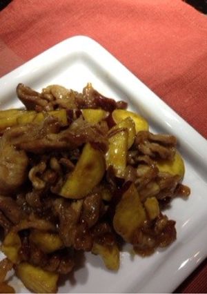 さつまいもと豚肉の生姜焼き-レシピのメイン写真