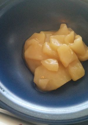 幼児にもおいしい煮りんご-レシピのメイン写真