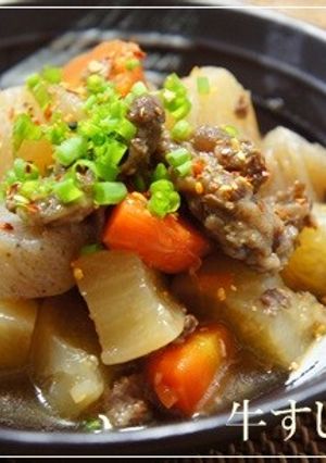 圧力鍋de私の牛すじ煮込み-レシピのメイン写真