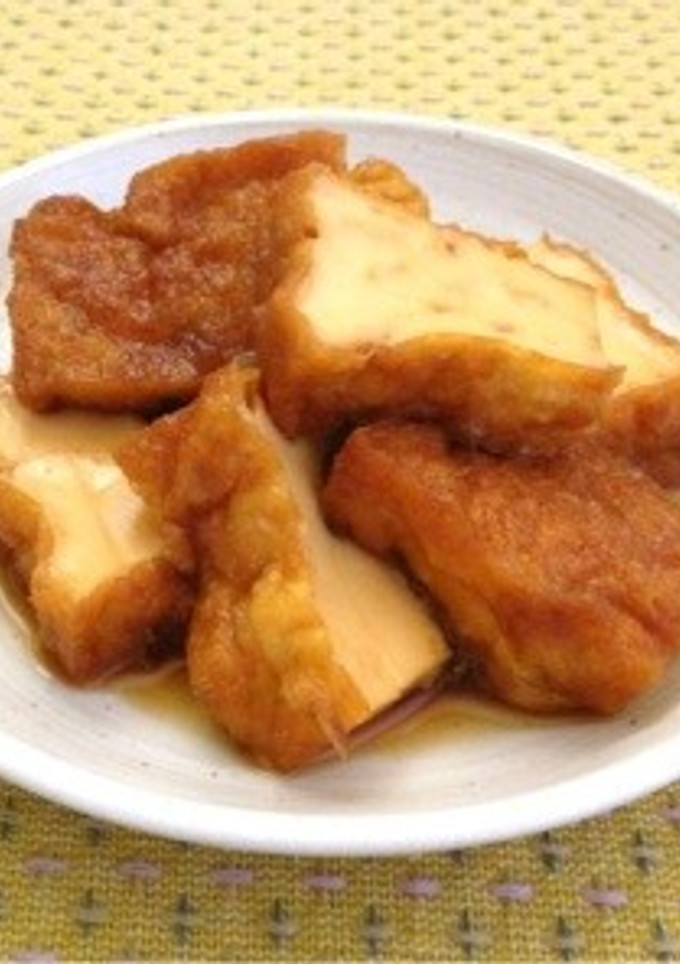 厚揚げの煮物-レシピのメイン写真