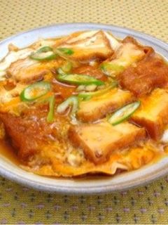 厚揚げの卵とじ-レシピのメイン写真