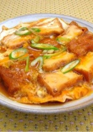 厚揚げの卵とじ-レシピのメイン写真
