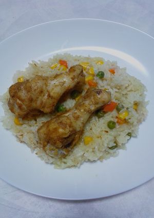 簡単☆手羽元のカレーピラフ風-レシピのメイン写真