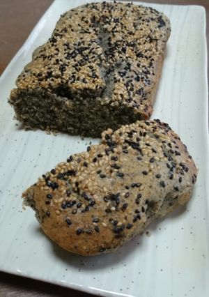 ☆HM+米粉の黒ゴマケーキ☆-レシピのメイン写真