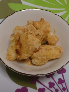 冷凍お餅消費に。揚げ餅のきな粉まぶし-レシピのメイン写真