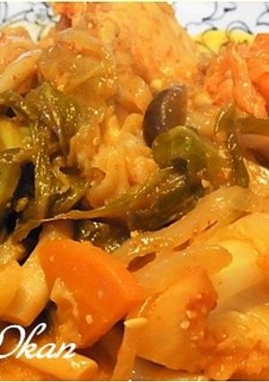 ムネ肉とキャベツのピリ辛みそ炒め-レシピのメイン写真
