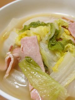 白菜とベーコンのコンソメ蒸し-レシピのメイン写真