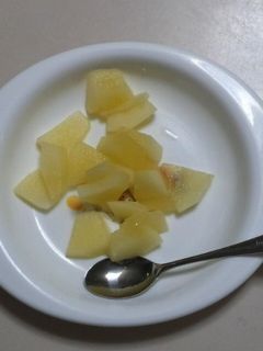 レンジで簡単!!リンゴのコンポート-レシピのメイン写真