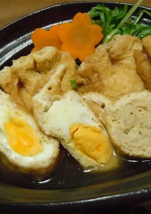 鶏の親子 きんちゃく煮♪-レシピのメイン写真