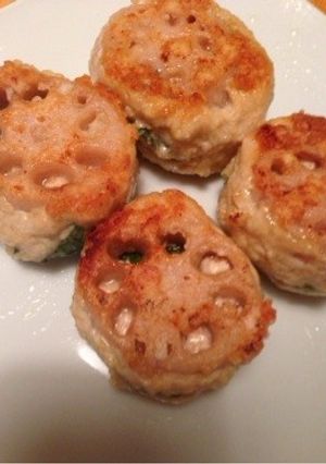 レンコンの挟み焼き-レシピのメイン写真