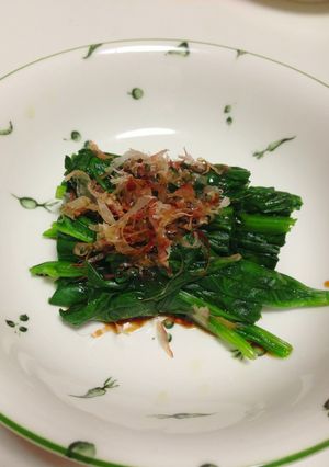 簡単!!お弁当にも☆ほうれん草のおひたし-レシピのメイン写真