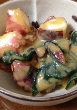 タコのからし味噌和え-レシピのメイン写真