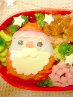 キャラ弁☆クリスマス サンタクロース-レシピのメイン写真