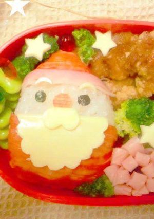 キャラ弁☆クリスマス　サンタクロース-レシピのメイン写真