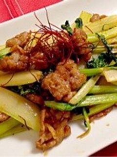 牛肉とセロリのオイスター炒め-レシピのメイン写真