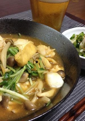 たらと水菜のカレースープ-レシピのメイン写真