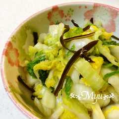 รูปของ ＊簡単お手軽♪白菜の即席漬け＊
