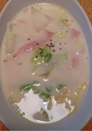 白菜とベーコンのクリーム煮-レシピのメイン写真