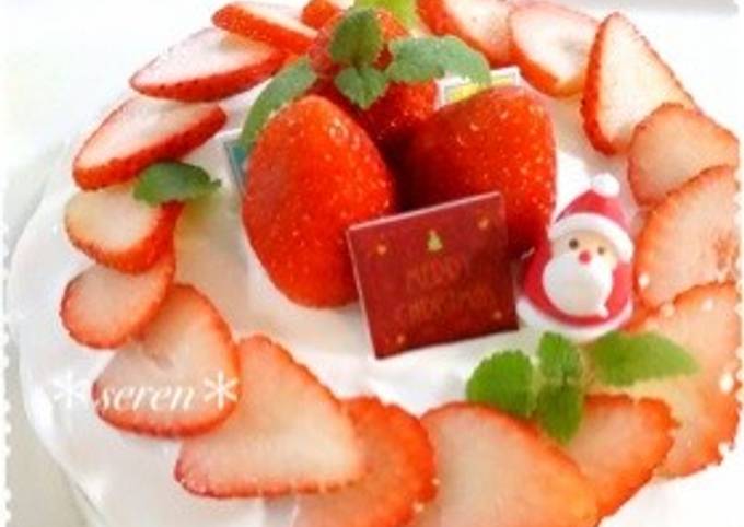 苺ショートケーキ＊18cmクリスマス♪ by ＊セレン