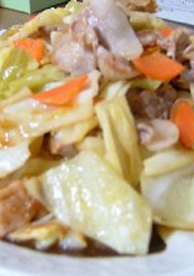 簡単！！焼肉のタレ+酢で野菜炒め-レシピのメイン写真