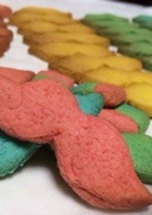 ズボラ簡単ひげクッキー❤︎-レシピのメイン写真