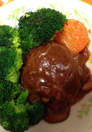 煮込みハンバーグ-レシピのメイン写真
