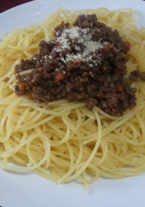 我が家の本格ミートソーススパゲッティ-レシピのメイン写真