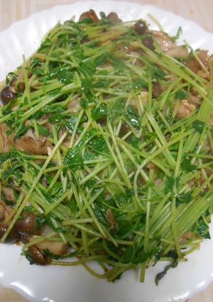 豚ばら肉と豆苗のフライパン焼き-レシピのメイン写真