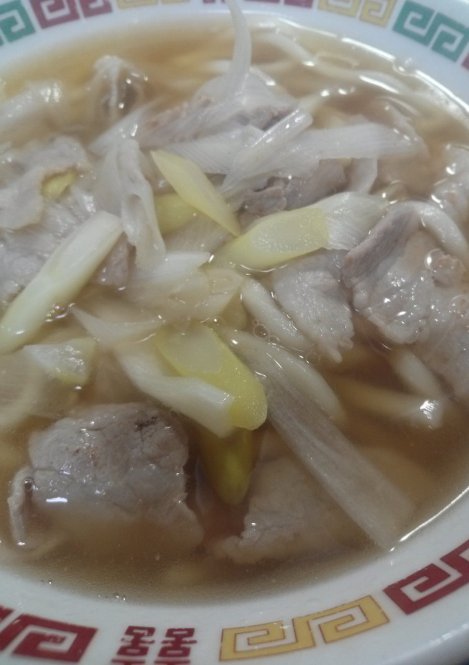お昼に！簡単肉うどん-レシピのメイン写真