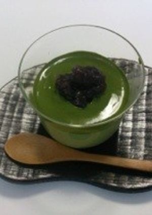 抹茶ババロア-レシピのメイン写真