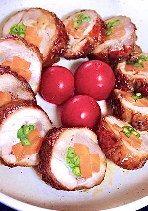 パーティーに♪照り焼きチキンロール-レシピのメイン写真
