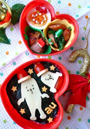 キャラ弁 もったいないおばけクリスマス!-レシピのメイン写真