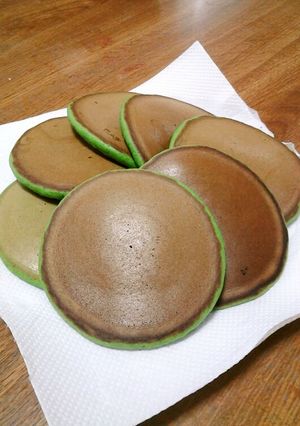 手作りHCMでほうれん草パンケーキ♪-レシピのメイン写真