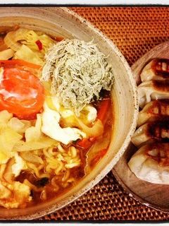 とろろ昆布入り 野菜ラーメン-レシピのメイン写真