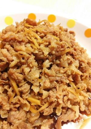 超～簡単♪豚肉のしぐれ煮☆-レシピのメイン写真