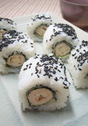 ササミとチーズのしそ巻き天ぷらロール-レシピのメイン写真