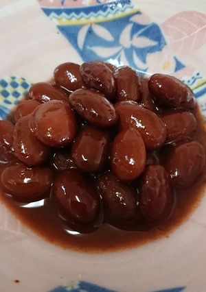 煮汁まで美味しい！わたしの金時豆の甘煮-レシピのメイン写真
