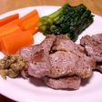 豚ヒレ肉のマスタードソテー
