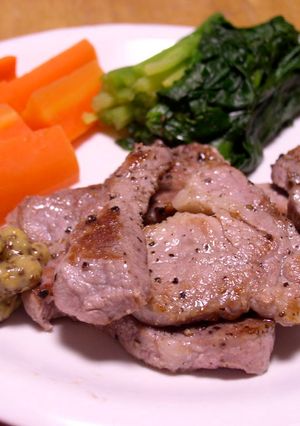 豚ヒレ肉のマスタードソテー-レシピのメイン写真