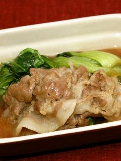 豚肉と青梗菜の中華風煮込み-レシピのメイン写真