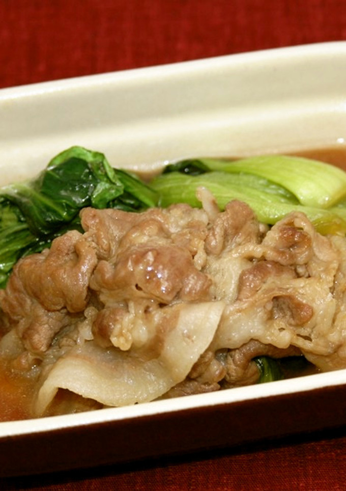 豚肉と青梗菜の中華風煮込み-レシピのメイン写真