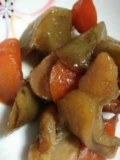 鶏肉とゴボウの炒め煮-レシピのメイン写真