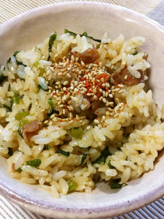 豚肉と大根葉の混ぜご飯-レシピのメイン写真