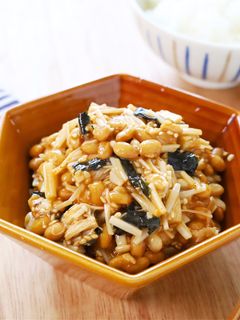 やみつき!ヤンニョム納豆えのき-レシピのメイン写真